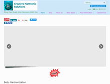 Tablet Screenshot of creativeharmonicsolutions.com
